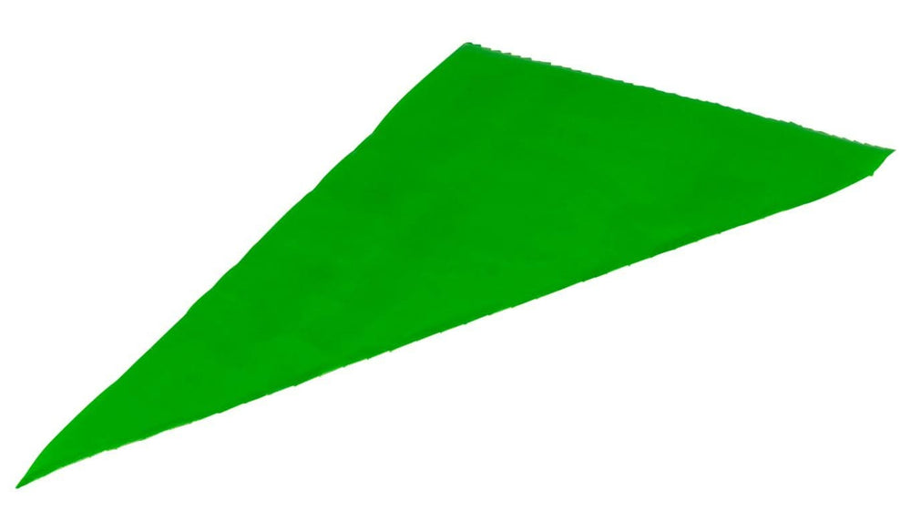One Way Piping Bag - Plastic 53 x 28 cm Green 12 pieces - Icing Pastry Bag