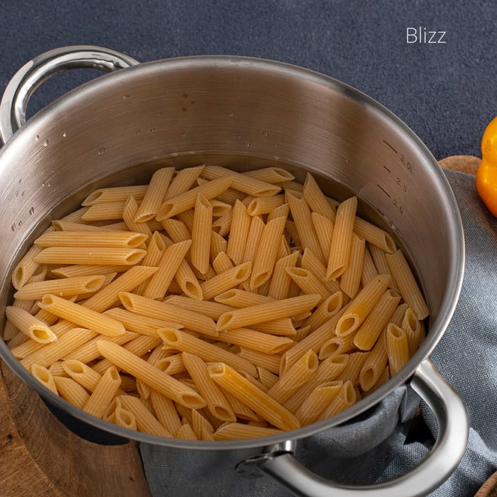 Sola Cookware set Blizz 4-Piece Stainless Steel - Saucepan ø 16, 18, 20 cm & Saucepan ø 16 cm - suitable for all heat sources