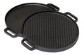 Blackwell grill plate cast iron BBQ / baking plate Ø 30 cm – without non-stick coating – double-sided