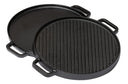 Blackwell grill plate cast iron BBQ / baking plate Ø 30 cm – without non-stick coating – double-sided
