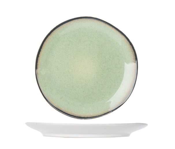 Cosy & Trendy Breakfast Plates / Dessert Plates Fez Green ø 23 cm - 4 Pieces