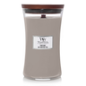 WoodWick Vela aromática Grande Fireside - 18 cm / ø 10 cm - Vela en vaso - Mecha de madera