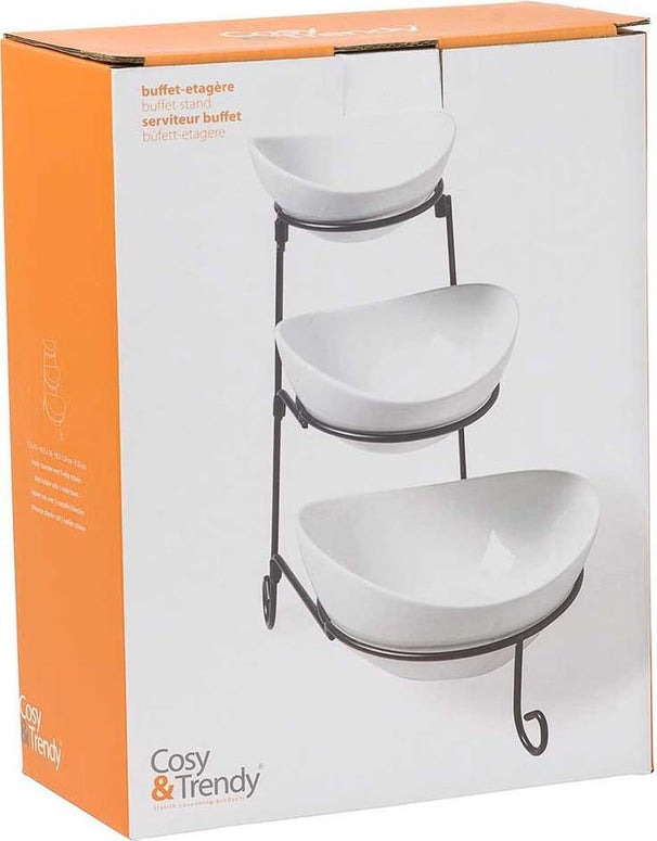 Cosy & Trendy Etagere para buffet / Torre para servir - 3 niveles