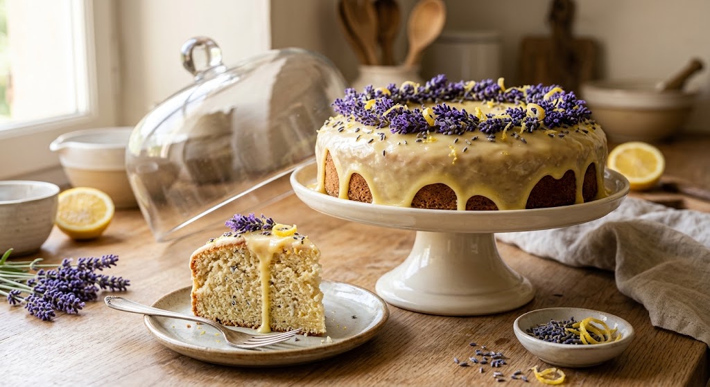 A fresh cake that you both bake and present like a true patissier.