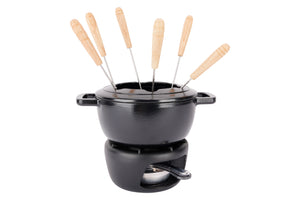 Set de fondue Cosy & Trendy Fontestic Hierro fundido Negro - Ø 18 cm