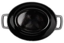 Cosy & Trendy Braadpan met deksel Fontestic Gietijzer Black Ovaal - 31 x 24 cm / 6 Liter - binnenkant