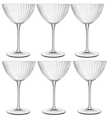 Copas de martini Luigi Bormioli - Copas de cóctel - Speakeasies - 220 ml - 6 piezas