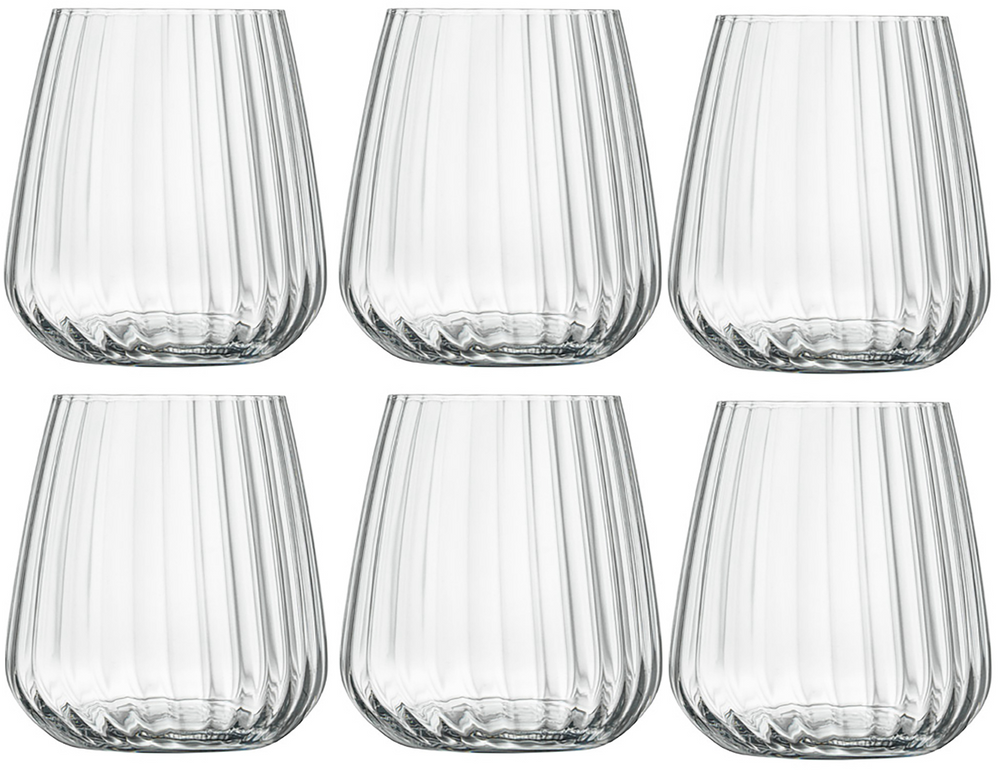 Vasos Luigi Bormioli - Vasos tumbler - Speakeasies - 450 ml - 6 piezas