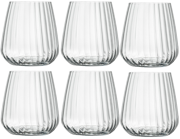 Vasos Luigi Bormioli - Vasos tumbler - Speakeasies - 450 ml - 6 piezas