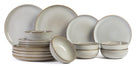 Set de vajilla ASA Selection Saisons - Arena 18 piezas / 6 personas - 6 platos de cena, 6 platos de desayuno y 6 cuencos