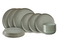 Set de vajilla ASA Selection Saisons - Eucalipto 18 piezas / 6 personas - 6 platos llanos, 6 cuencos y 6 platos de desayuno