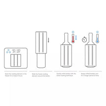 Vacu Vin Wine Set Premium - Black - 4-piece set