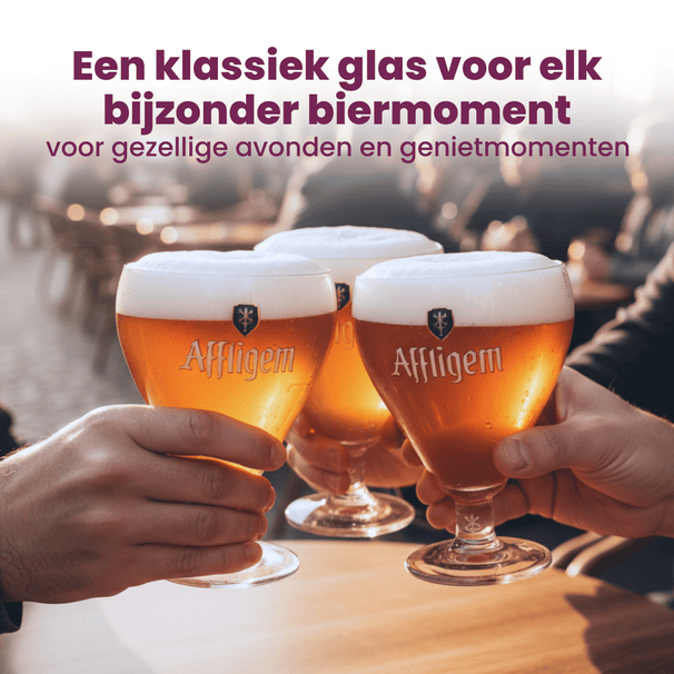 Affligem Vasos de cerveza 300 ml - 4 unidades