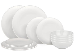 Alessi Serviesset All-Time 12-delig /  4 personas  - 4 platos de cena, 4 platos de desayuno y 4 cuencos