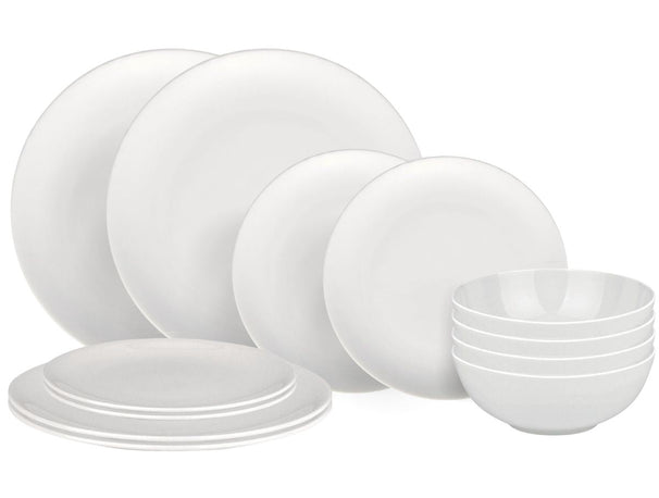 Alessi Serviesset All-Time 12-delig /  4 personas  - 4 platos de cena, 4 platos de desayuno y 4 cuencos