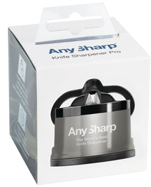 AnySharp Knife Sharpener Pro Metal Silver - Sharpener for Kitchen Knives
