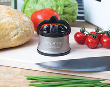AnySharp Knife Sharpener Pro Metal Silver - Sharpener for Kitchen Knives