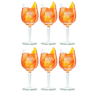 Aperol Spritz Glasses - 450 ml - Official Glass - 6 pieces