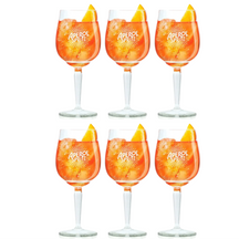 Aperol Spritz Glasses - 450 ml - Official Glass - 6 pieces