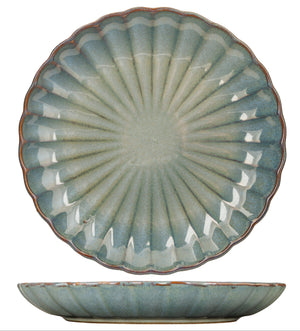Cosy & Trendy Breakfast Plates / Dessert Plates - Astera Ocean Blue - Ø 21 cm - 4 Pieces