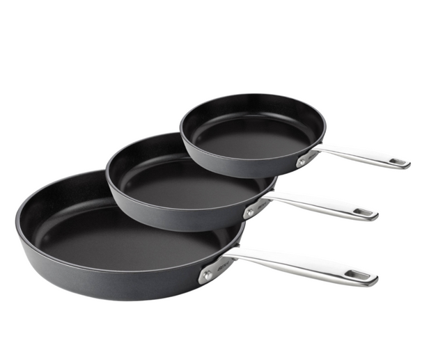 Set de sartenes Beka Maestro de aluminio 3 piezas ø 20, 24 y 28 cm - apto para todas las fuentes de calor - revestimiento antiadherente cerámico