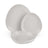 BerlingerHaus Dinnerware Set Matte Cream Oval - 18-Piece / 6 Persons - 6 Dinner Plates, 6 Breakfast Plates and 6 Deep Plates