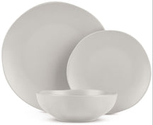 BerlingerHaus Set de Mesa Mate Crema Redonda - 18 Piezas / 6 Personas - 6 platos de cena, 6 platos de desayuno y 6 platos hondos