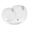 BerlingerHaus Dinnerware Set Cream - 18-Piece / 6 Persons - 6 Dinner Plates, 6 Breakfast Plates and 6 Deep Plates