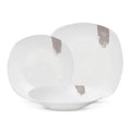 BerlingerHaus Dinnerware Set Taupe - 18-Piece / 6 Persons - 6 Dinner Plates, 6 Breakfast Plates and 6 Deep Plates