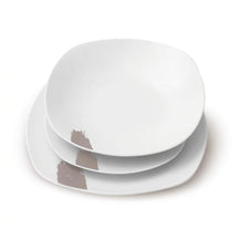 BerlingerHaus Dinnerware Set Taupe - 18-Piece / 6 Persons - 6 Dinner Plates, 6 Breakfast Plates and 6 Deep Plates
