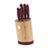 BerlingerHaus Bloque de cuchillos Mate Burdeos Redondo 6 piezas - Cuchillo de chef, Cuchillo de pan, Cuchillo Santoku, Cuchillo de oficina & Cuchillo pelador