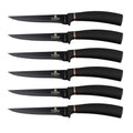 BerlingerHaus Steak Knives Black Rose Gold - Set of 6