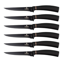BerlingerHaus Steak Knives Black Rose Gold - Set of 6