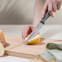 BerlingerHaus Knife Block Matte Anthracite 6-piece - Chef's Knife, Bread Knife, Santoku Knife, Paring Knife & Peeling Knife