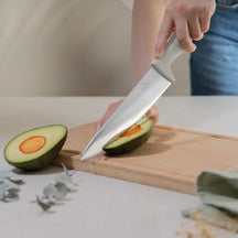 BerlingerHaus Bloque de Cuchillos Mate Crema 10 Piezas - Cuchillo de Chef, Cuchillo de Pan, Cuchillo Santoku, Cuchillo de Oficina, Cuchillo Pelador & 4 Cuchillos de Carne