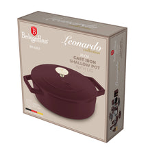 BerlingerHaus Sauté Pan Matte Bordeaux - Cast Iron - ø 26 cm - Suitable for All Heat Sources - Enameled Non-Stick Coating