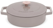 BerlingerHaus Sauté Pan Taupe - Cast Iron - ø 26 cm - Suitable for All Heat Sources - Enameled Non-Stick Coating