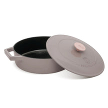 BerlingerHaus Sauté Pan Taupe - Cast Iron - ø 26 cm - Suitable for All Heat Sources - Enameled Non-Stick Coating