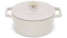 BerlingerHaus Casserole Matte Cream - Cast Iron - ø 24 cm - Suitable for All Heat Sources - Enamelled Non-Stick Coating