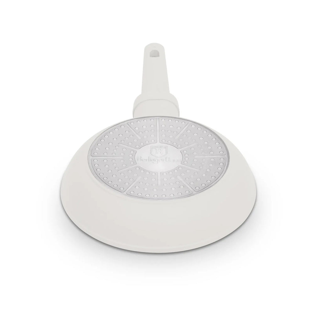 BerlingerHaus Frying Pan Matte Cream ø 20 cm - Suitable for All Heat Sources - Standard Non-Stick Coating