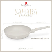 BerlingerHaus Frying Pan Matte Cream ø 28 cm - suitable for all heat sources - standard non-stick coating