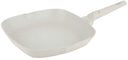 BerlingerHaus Grill Pan Matte Cream 28 x 28 cm - suitable for all heat sources - standard non-stick coating