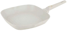 BerlingerHaus Grill Pan Matte Cream 28 x 28 cm - suitable for all heat sources - standard non-stick coating