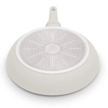 BerlingerHaus Frying Pan Set Matte Cream 3-Piece - Frying Pan ø 20 & 24 cm, Grill Pan 28 cm - Suitable for All Heat Sources