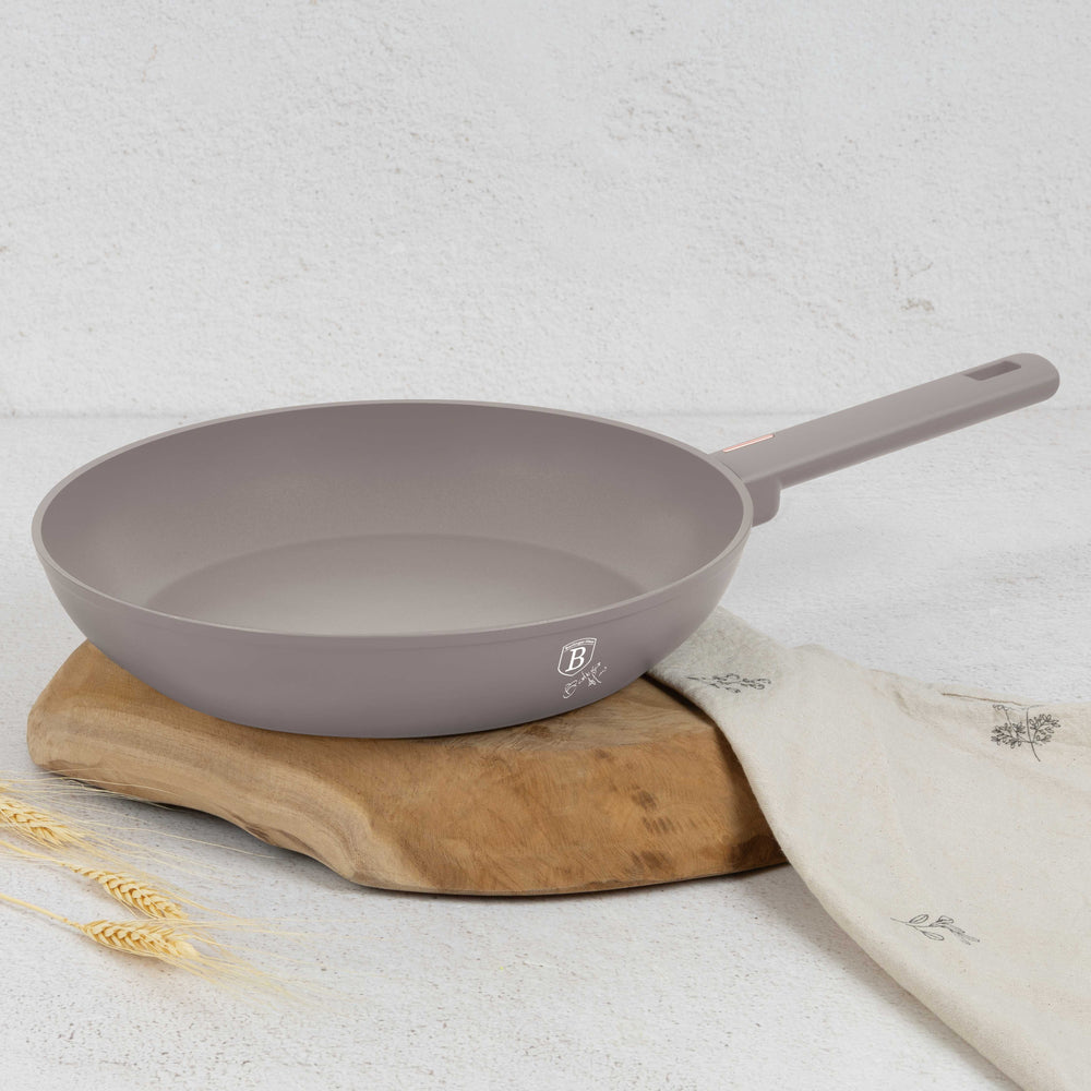 BerlingerHaus Frying Pan Taupe ø 28 cm - suitable for all heat sources - standard non-stick coating