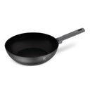BerlingerHaus Wok Pan Matte Anthracite ø 28 cm - suitable for all heat sources - standard non-stick coating