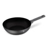 BerlingerHaus Wok Pan Matte Anthracite ø 28 cm - suitable for all heat sources - standard non-stick coating