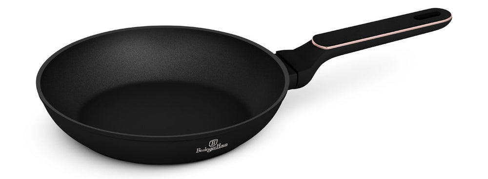BerlingerHaus Frying Pan Black Rose Gold ø 24 cm - suitable for all heat sources - standard non-stick coating
