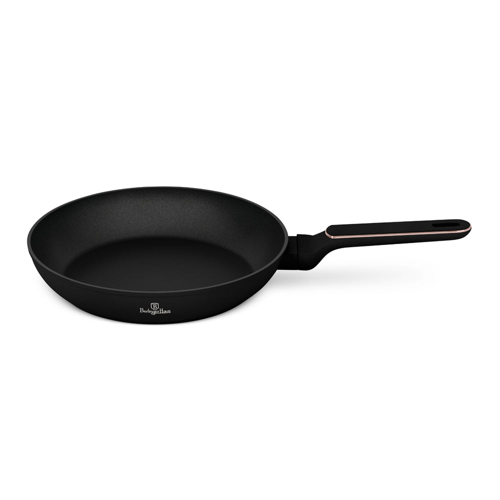 BerlingerHaus Frying Pan Black Rose Gold ø 28 cm - suitable for all heat sources - standard non-stick coating