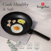 BerlingerHaus Frying Pan Black Rose Gold ø 28 cm - suitable for all heat sources - standard non-stick coating